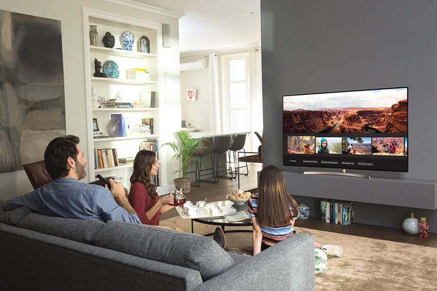 LG OLED TV ucháti celú rodinu